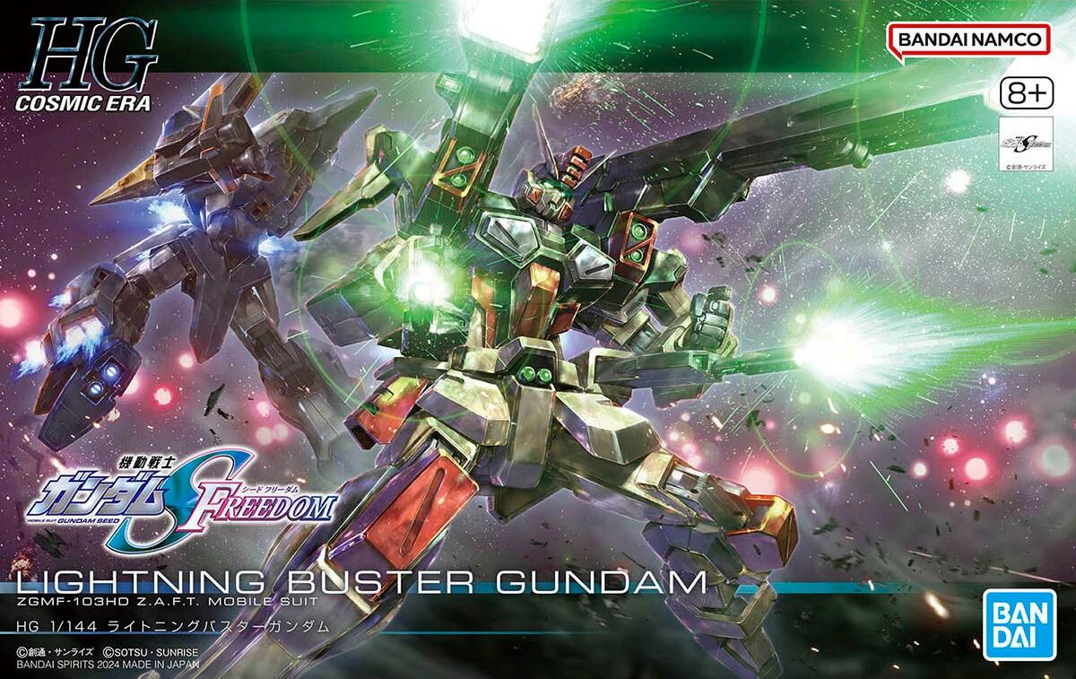 GUNPLA HGCE 1/144 Lightning Buster Gundam - modelkit figur billede