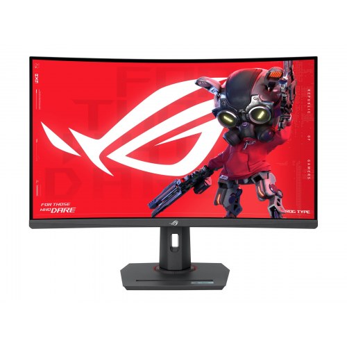 ASUS ROG Strix XG32WCMS 32" kurvet gaming-skærm - QHD 280 Hz, Rapid VA, HDMI/DP/USB‑C