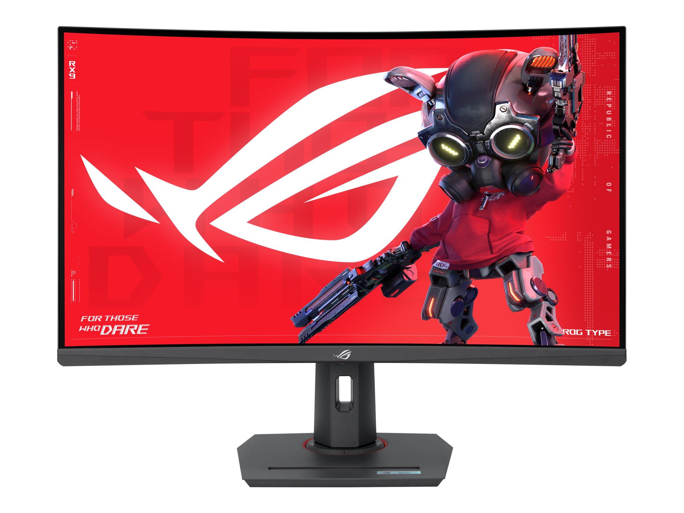 ASUS ROG Strix XG32WCMS 32" kurvet gaming-skærm - QHD 280 Hz, Rapid VA, HDMI/DP/USB‑C