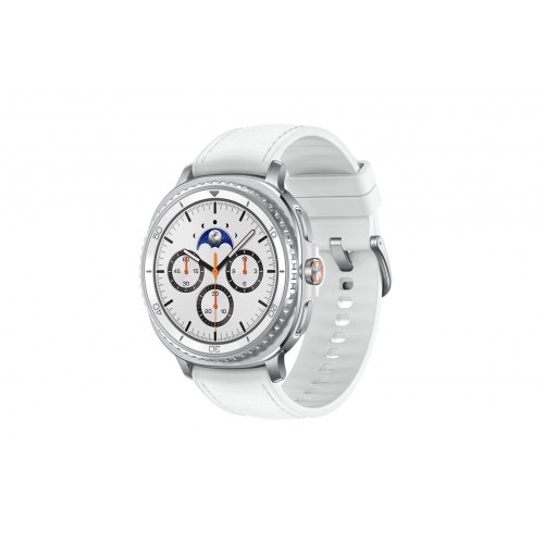 Smartwatch Samsung Galaxy Watch 8 Classic 46 mm - sølv/hvid (OUTLET A+)