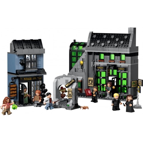LEGO Harry Potter 76471 - Knockturn Alley troldmandsbutikker, byggesæt 8+ (788 dele)
