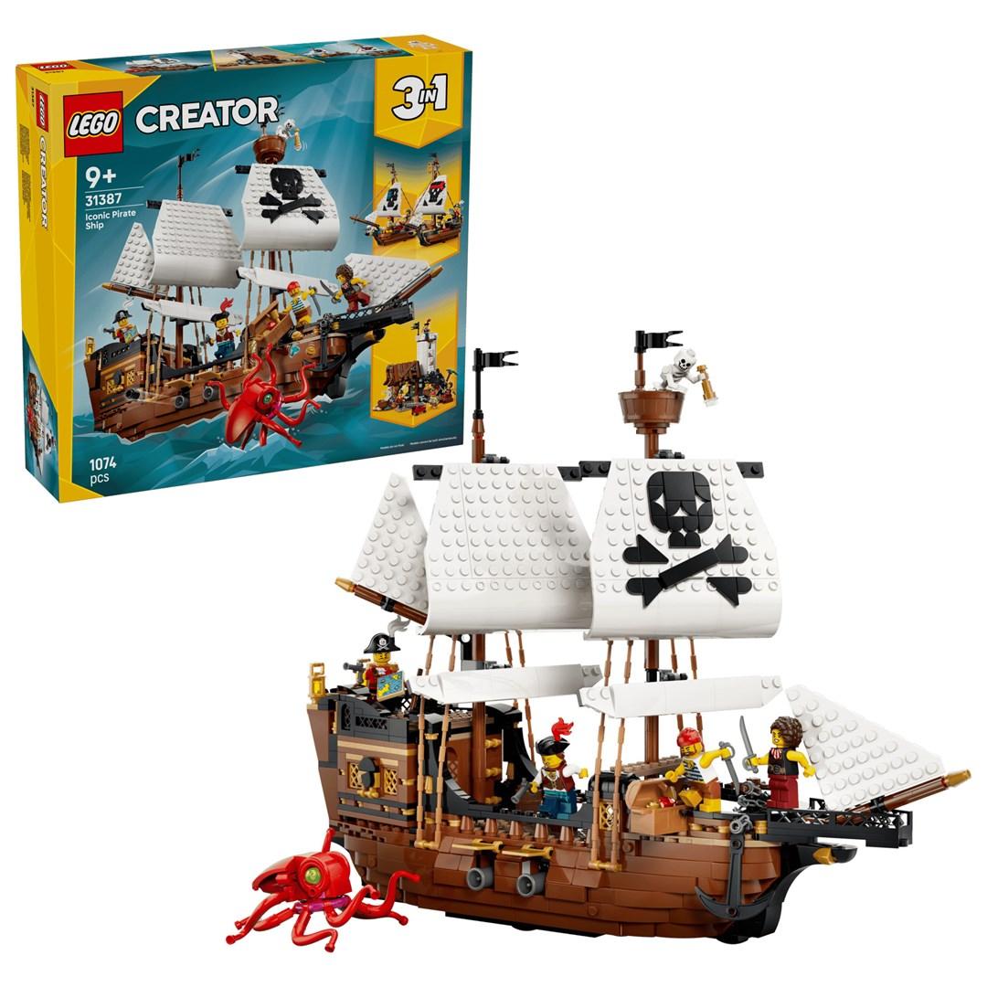 LEGO Creator 3-i-1 31387 Ikonisk Piratskib