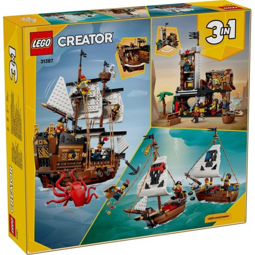 LEGO Creator 3-i-1 31387 Ikonisk Piratskib