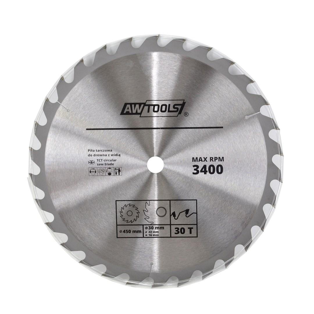 AWTOOLS TCT rundsavklinge 600 × 30 mm - 60 tænder