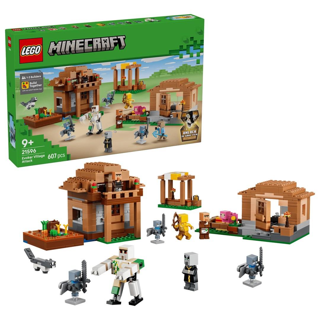 LEGO Minecraft 21596 - Angreb på Evoker-landsbyen (607 dele)