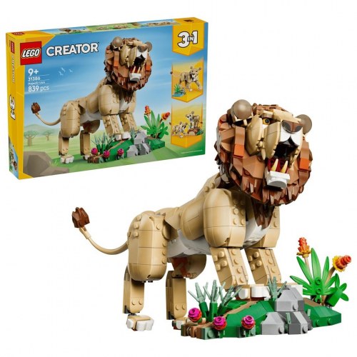 LEGO Creator 3-i-1 31386 Vilde dyr: Majestætisk løve