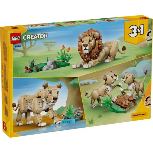 LEGO Creator 3-i-1 31386 Vilde dyr: Majestætisk løve