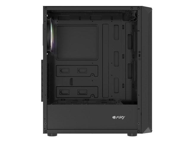 FURY SH4 Shobo RGB midi-tower kabinet med vindue - sort