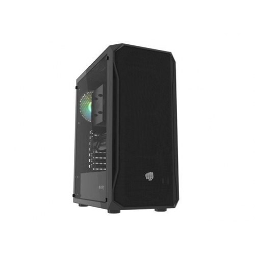 FURY SH4 Shobo RGB midi-tower kabinet med vindue - sort