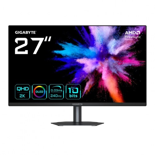 Gigabyte GO27Q24 27" QHD OLED gaming-skærm - 240 Hz, 0,03 ms, FreeSync Premium