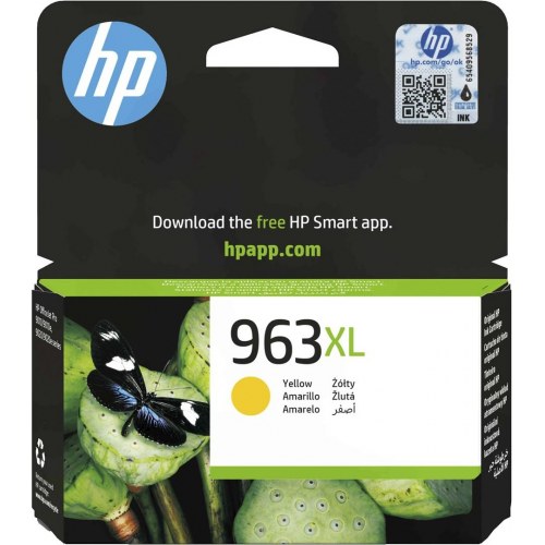 HP 963XL Gul blækpatron - høj kapacitet (Original)
