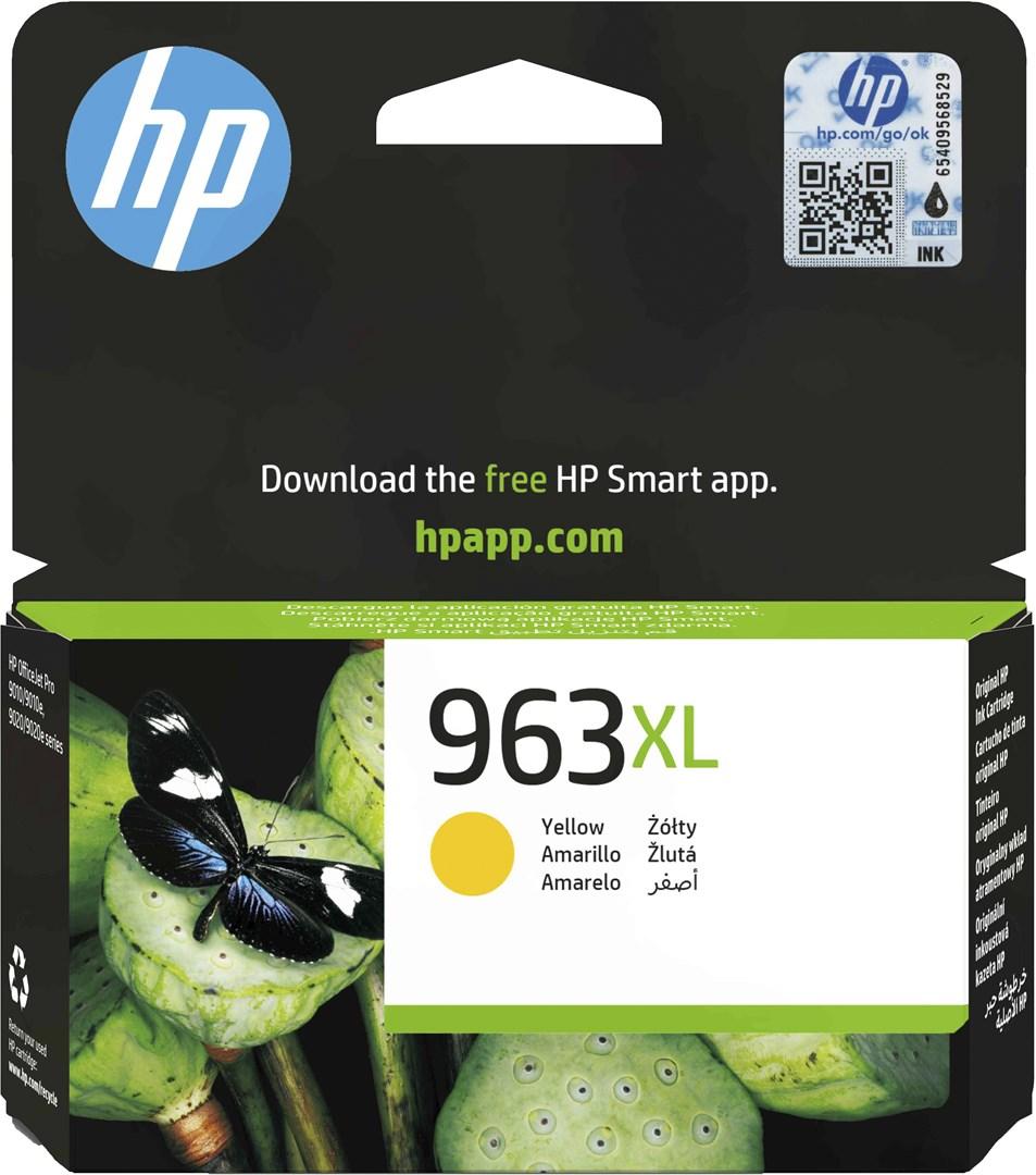 HP 963XL Gul blækpatron - høj kapacitet (Original)