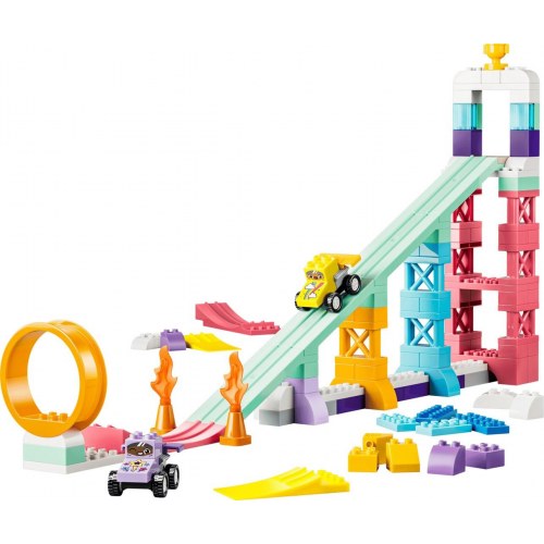 LEGO DUPLO 10478 - 3-i-1 Kreative ramper med køretøjer (byggesæt)