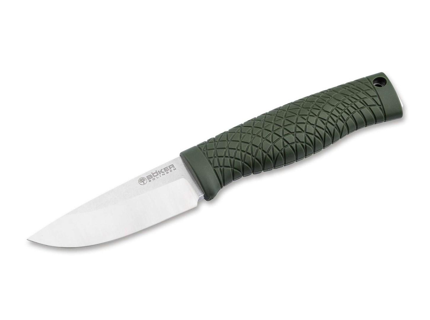Böker Solingen Bronco Mini CPM 3V - grøn friluftskniv