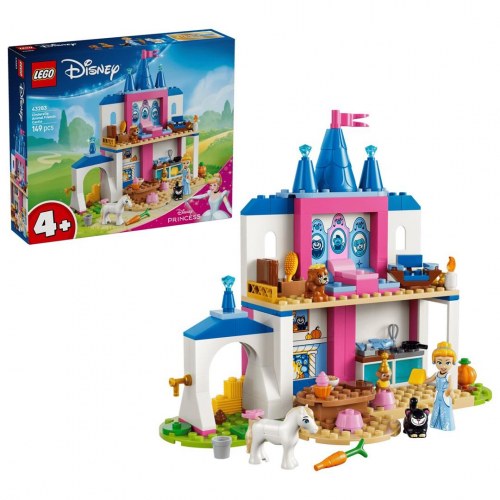 LEGO Disney 43283 Askepots dyrevenners slot - 4+, 149 dele