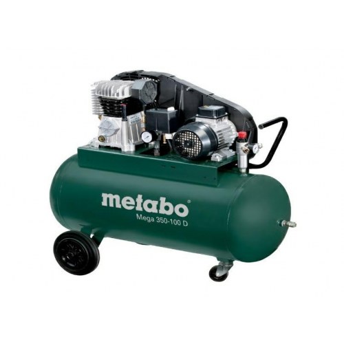 Metabo Mega 350-100 D kompressor 400 V - 90 l, oliesmurt