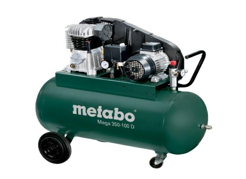 Metabo Mega 350-100 D kompressor 400 V - 90 l, oliesmurt