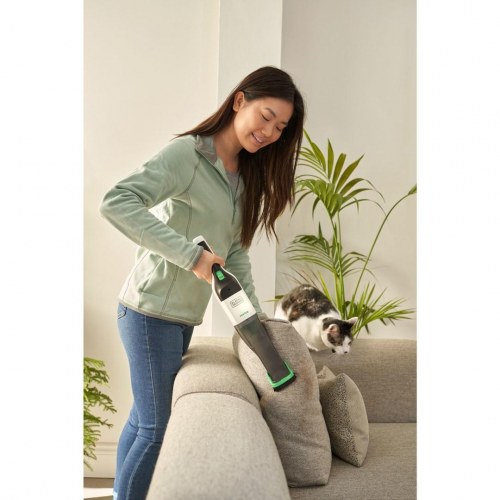 Black & Decker REVHV8C-QW håndstøvsuger - sort/hvid, posefri