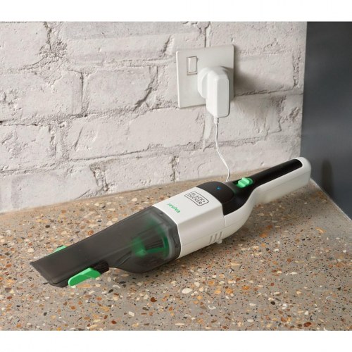 Black & Decker REVHV8C-QW håndstøvsuger - sort/hvid, posefri
