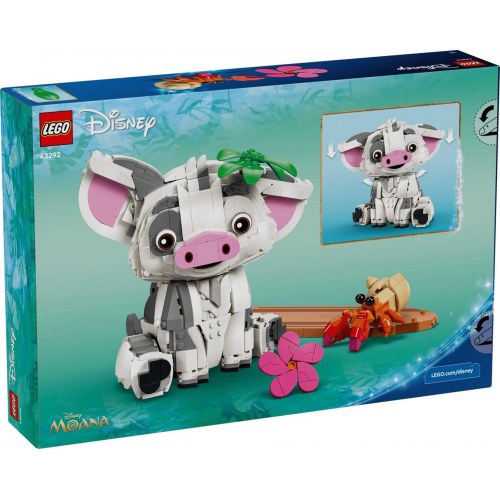 LEGO Disney 43292 Pua - byggesæt til børn 9+ (885 klodser)
