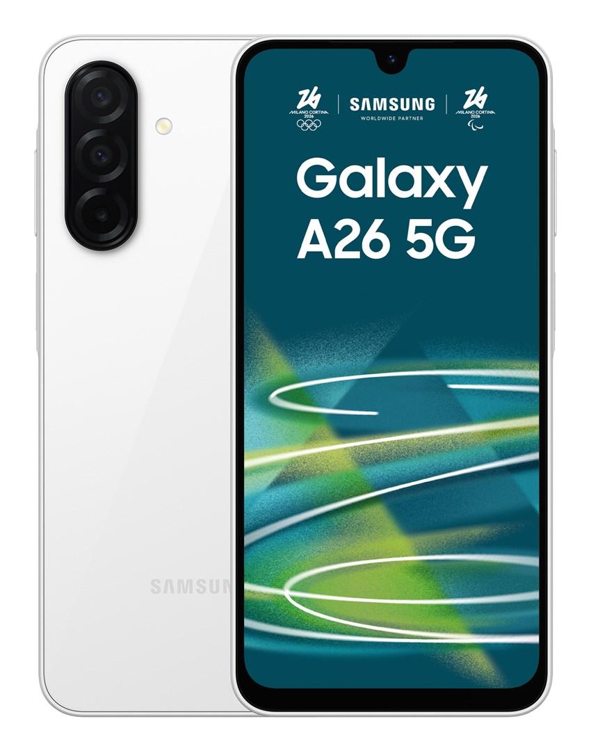 Samsung Galaxy A26 6,7" 6/128 GB 5G - Hvid smartphone