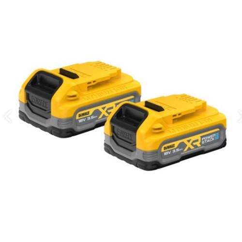 DeWALT 18V 3,5 Ah PowerStack DCBP318 - batteripakke (2 stk.)