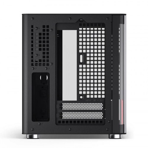 Jonsbo TK-0 Mini‑Tower ITX PC-kabinet - sort/træ