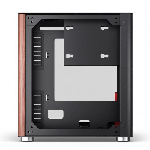 Jonsbo TK-0 Mini‑Tower ITX PC-kabinet - sort/træ