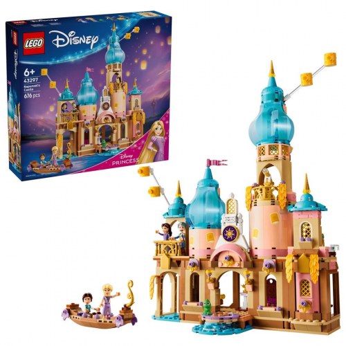 LEGO Disney 43297 Rapunzels slot - byggesæt til børn 6+
