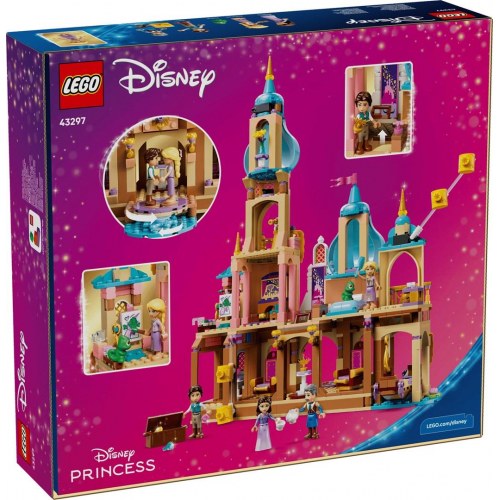 LEGO Disney 43297 Rapunzels slot - byggesæt til børn 6+