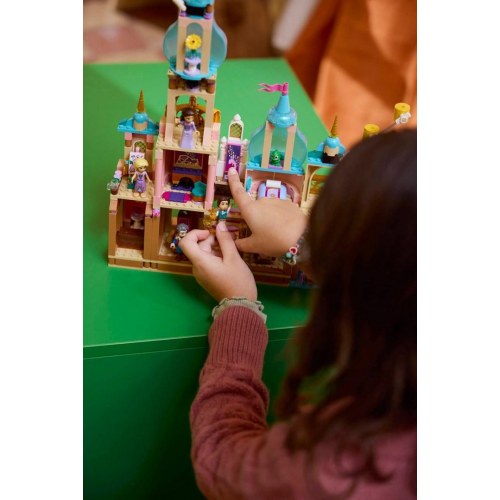 LEGO Disney 43297 Rapunzels slot - byggesæt til børn 6+