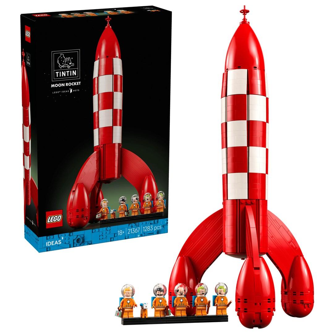 LEGO Ideas 21367 Tintin Måneraket - voksen byggesæt