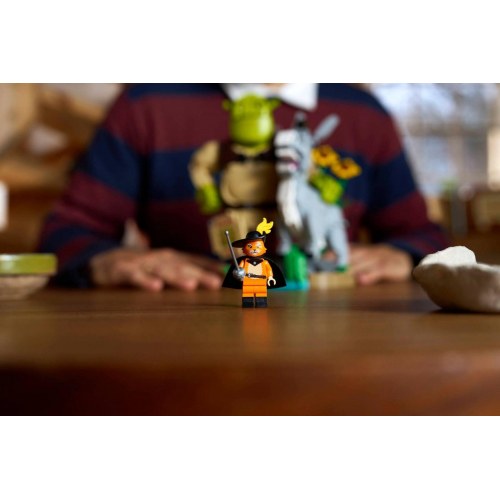 LEGO Icons 72423 Shrek, Æsel og Den Bestøvlede Kat - udstillingsmodel til voksne