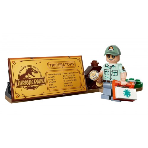 LEGO Jurassic World 77985 Dinosauriefossiler: Triceratops - byggesæt til voksne (18+)