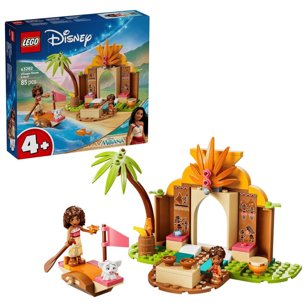 LEGO Disney 43282 Landsbyhus og båd - 4+ byggesæt