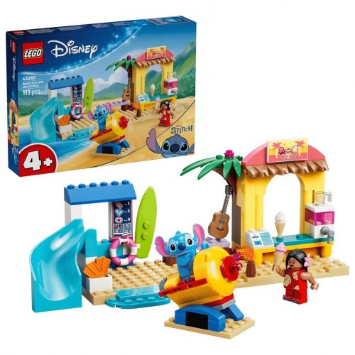 LEGO Disney 43280 Strandsjov med Lilo & Stitch - byggesæt 4+