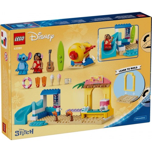 LEGO Disney 43280 Strandsjov med Lilo & Stitch - byggesæt 4+