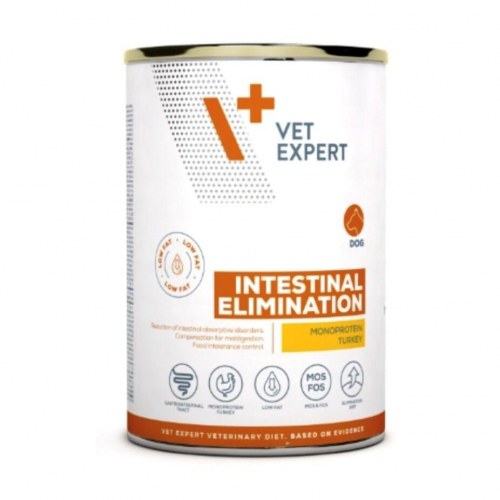 VetExpert Veterinary Diet Intestinal Elimination - vådfoder til hund - monoprotein kalkun, 400 g
