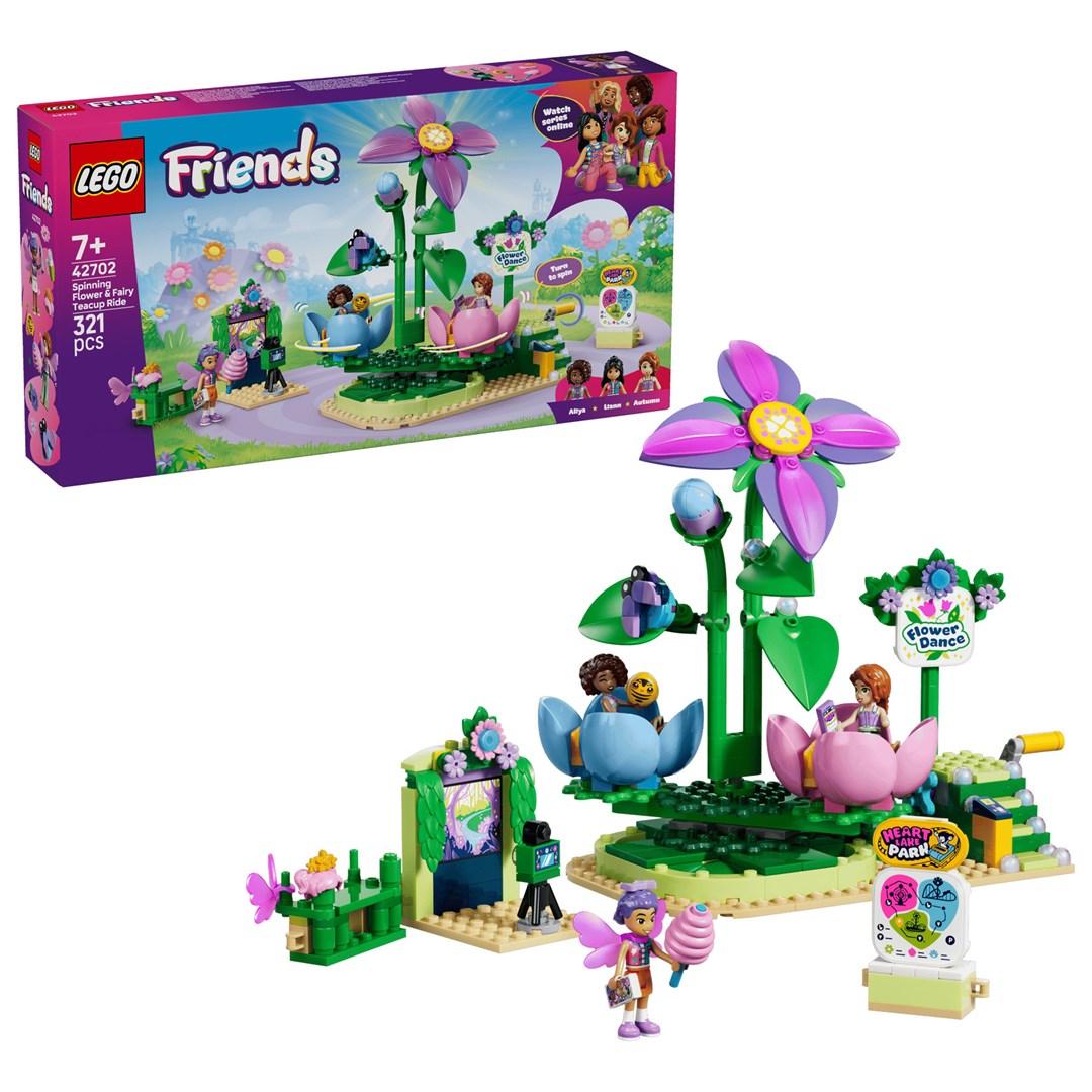 LEGO Friends 42702 - Snurrende blomster- og fe-karrusel