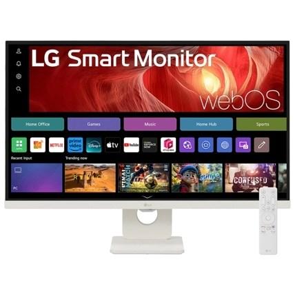 LG 27U731SA-W 27" 4K Ultra HD IPS Smart Monitor - hvid