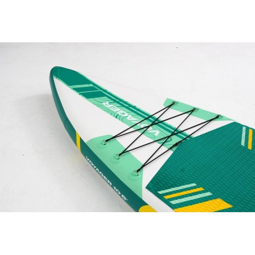 Extralink Voyager 10’6 oppusteligt SUP-board - 320 × 71 cm, turkis/grøn