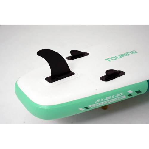 Extralink Voyager 10’6 oppusteligt SUP-board - 320 × 71 cm, turkis/grøn