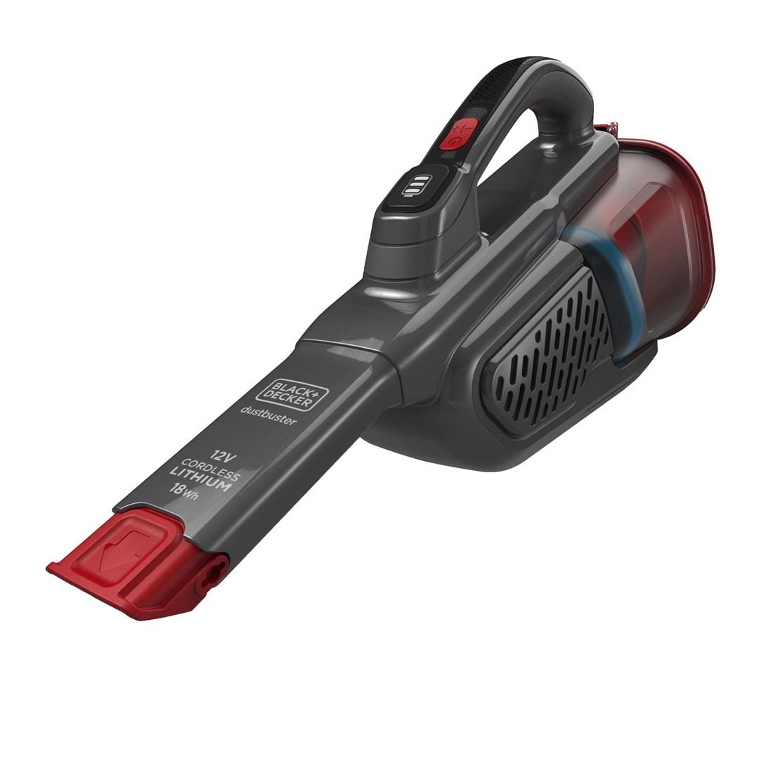Black & Decker BHHV315J håndstøvsuger - 12 V, poseløs, sort/rød billede
