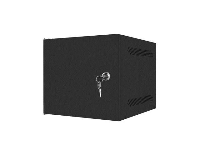 Lanberg 10" vægmonteret rackskab 4U - 28 × 31 cm, sort billede