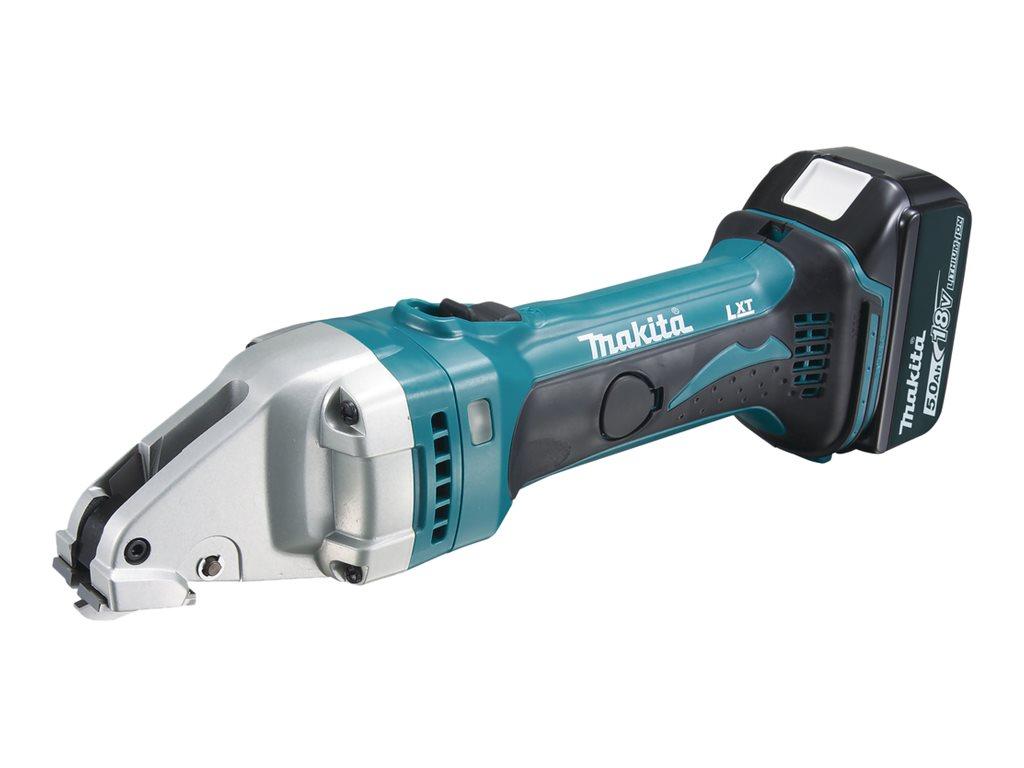 Makita DJS161RTJ metalsaks 18V LXT - ledningsfri med 2 x 5,0 Ah billede