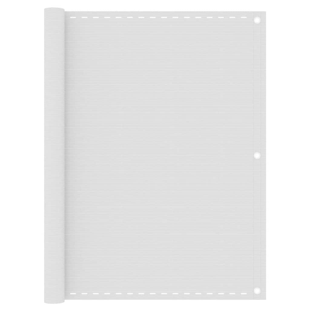 Altanafskærmning 120x300 cm HDPE hvid billede