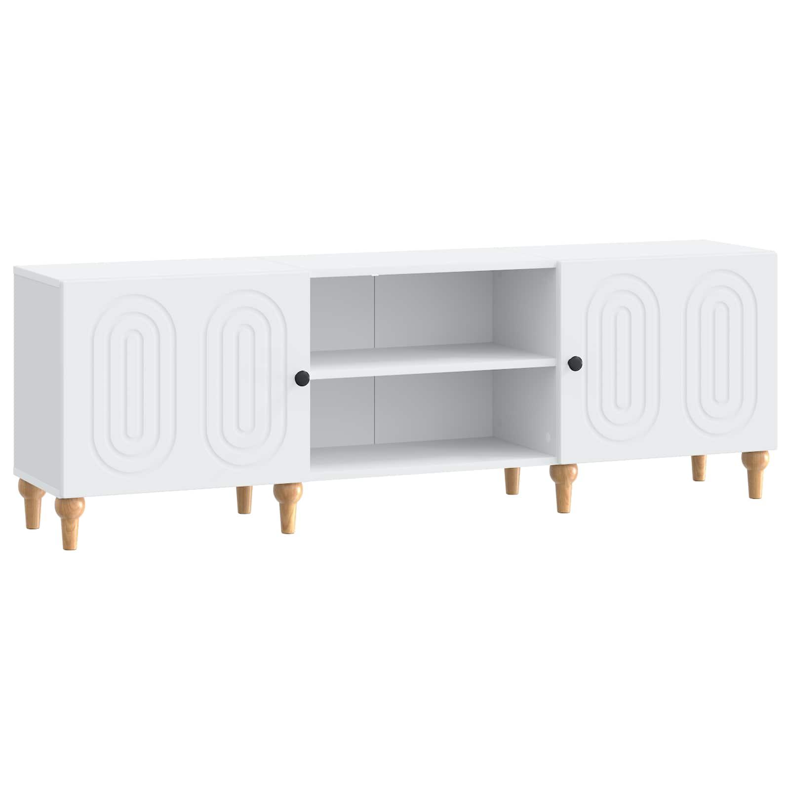 TV-skab Hvid 150 x 31 x 50 cm Konstrueret træ billede
