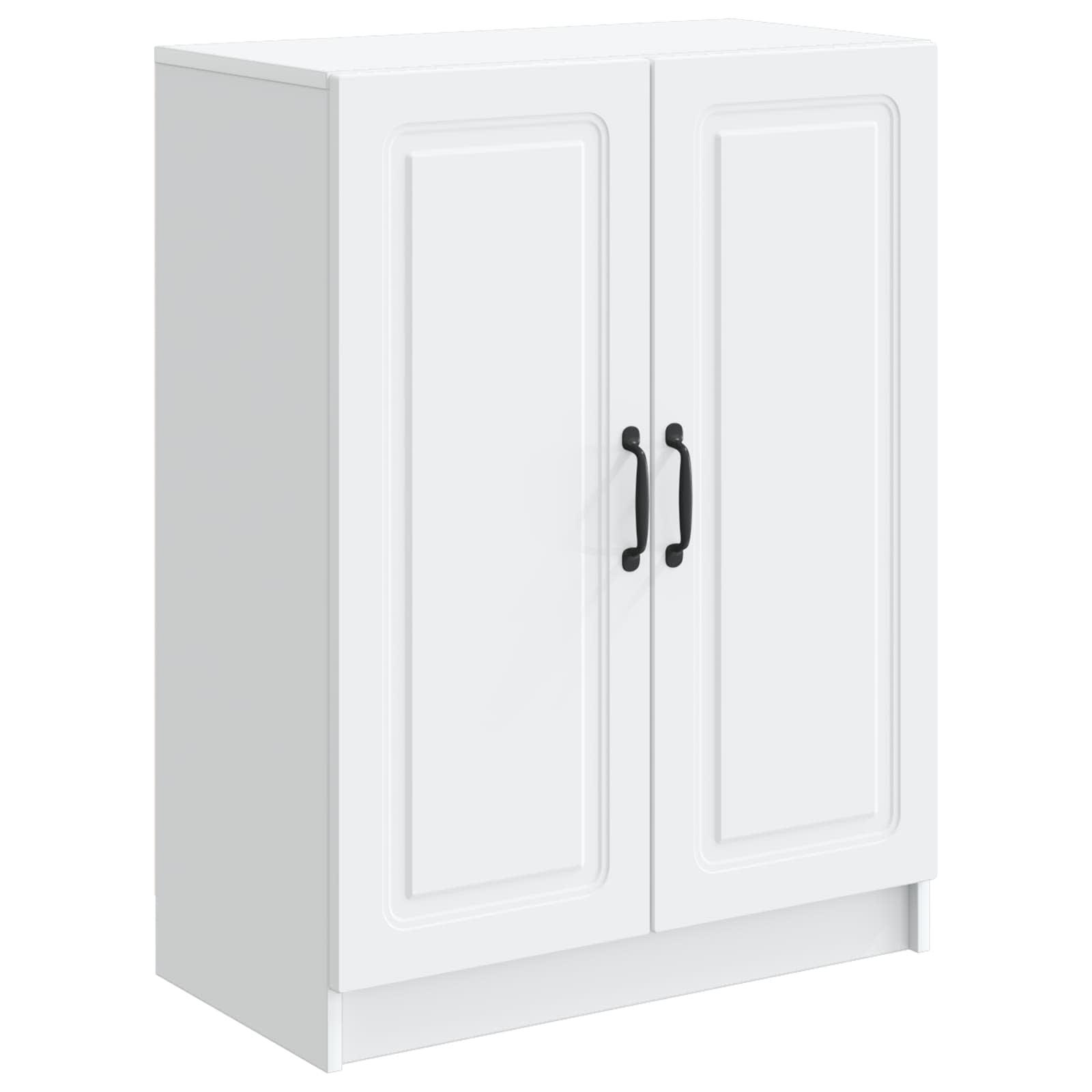 Sidebord Hvid 66 x 34,5 x 87 cm Konstrueret træ billede
