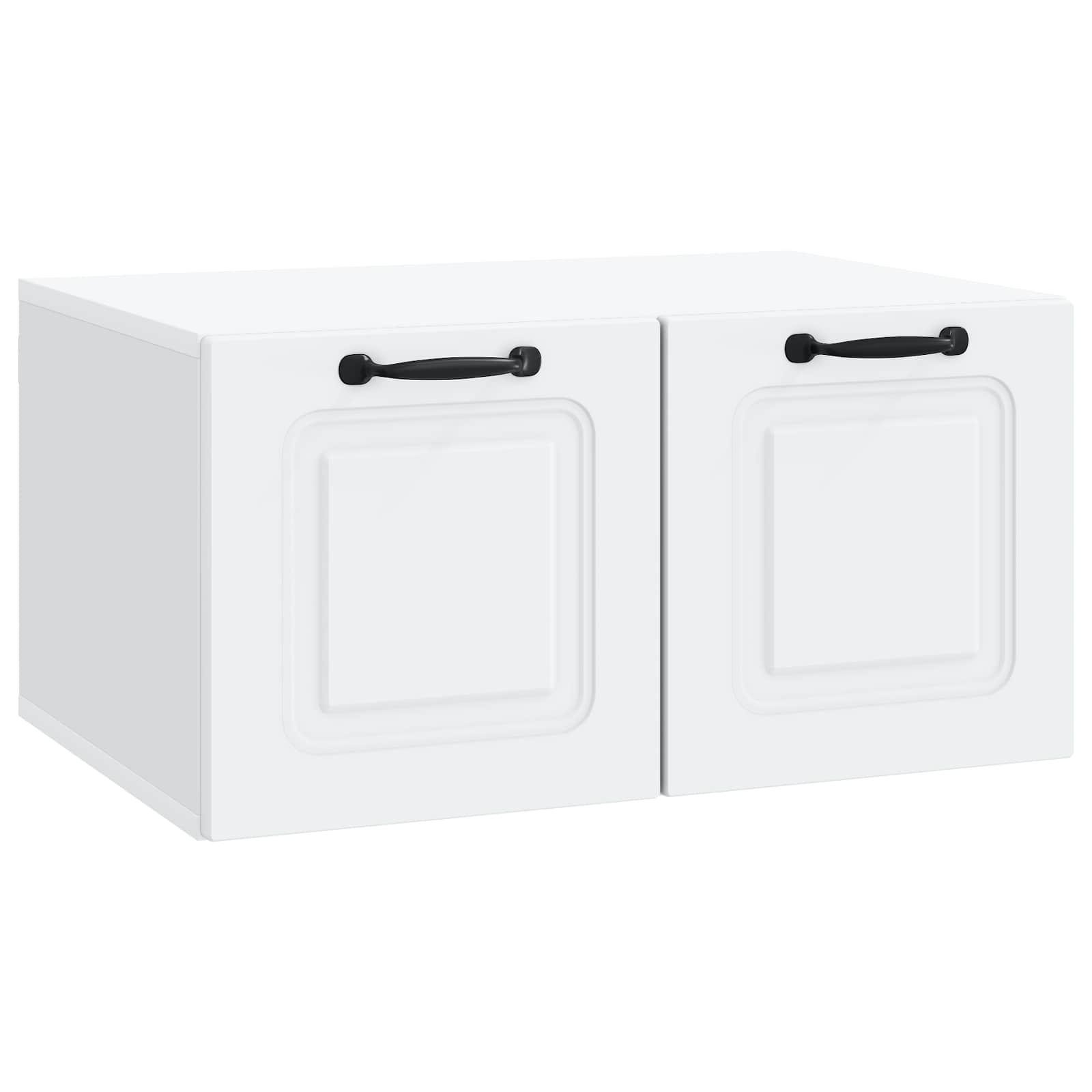 Væghængt TV-skab Hvid 59,5 x 41 x 30 cm Konstrueret træ billede