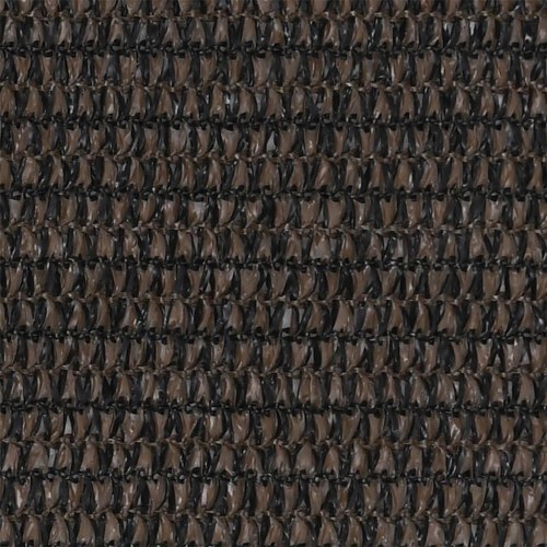 Altanafskærmning 120 × 400 cm i HDPE - brun